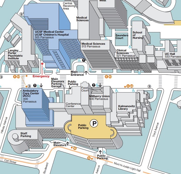 Ucsf Campus Map